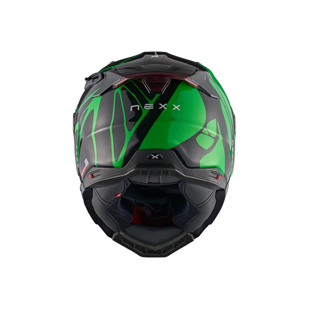NEXX CASCO X.WST3 B-SIDE NEGRO VERDE4