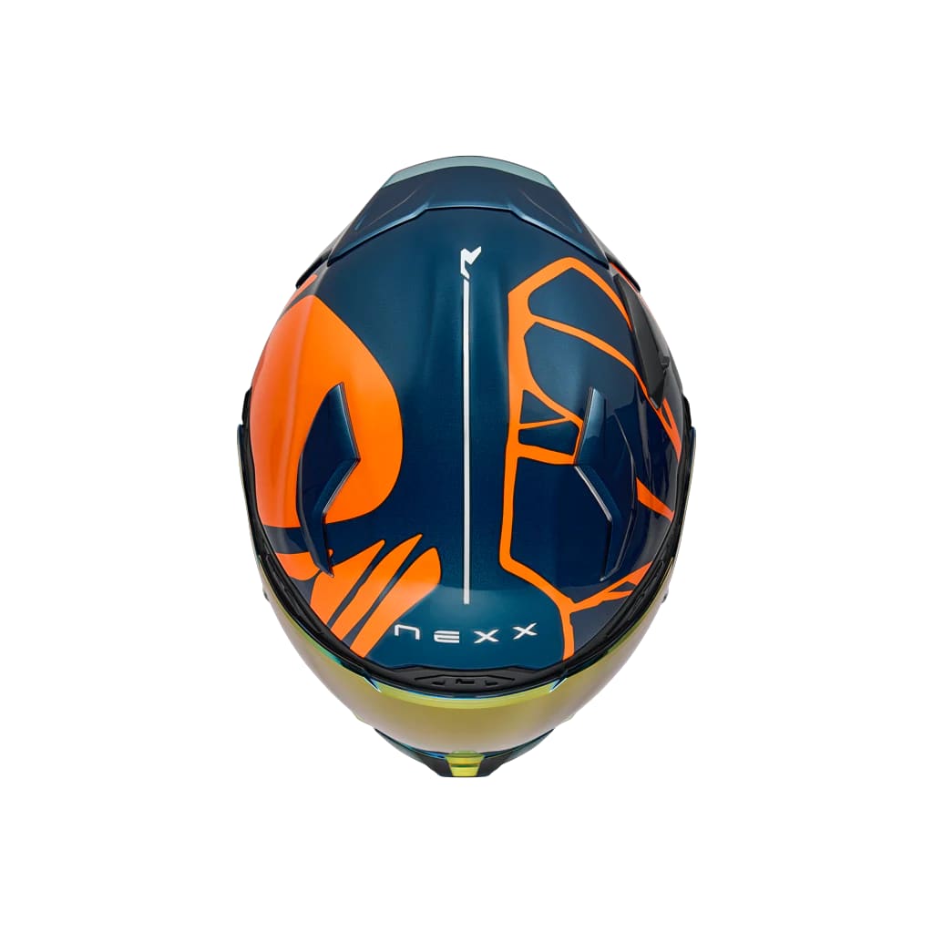 NEXX CASCO X.WST3 B-SIDE AZUL NARANJO5