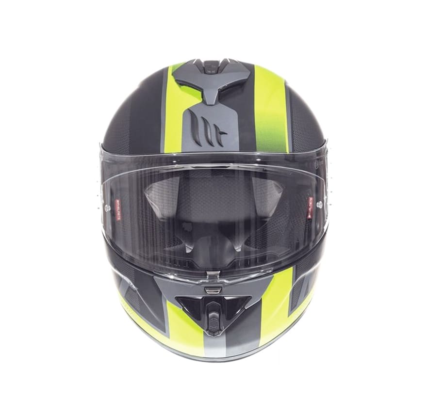 CASCO MT RAPIDE OVERTAKE B3 MATTE AMARILLO FLUOR3