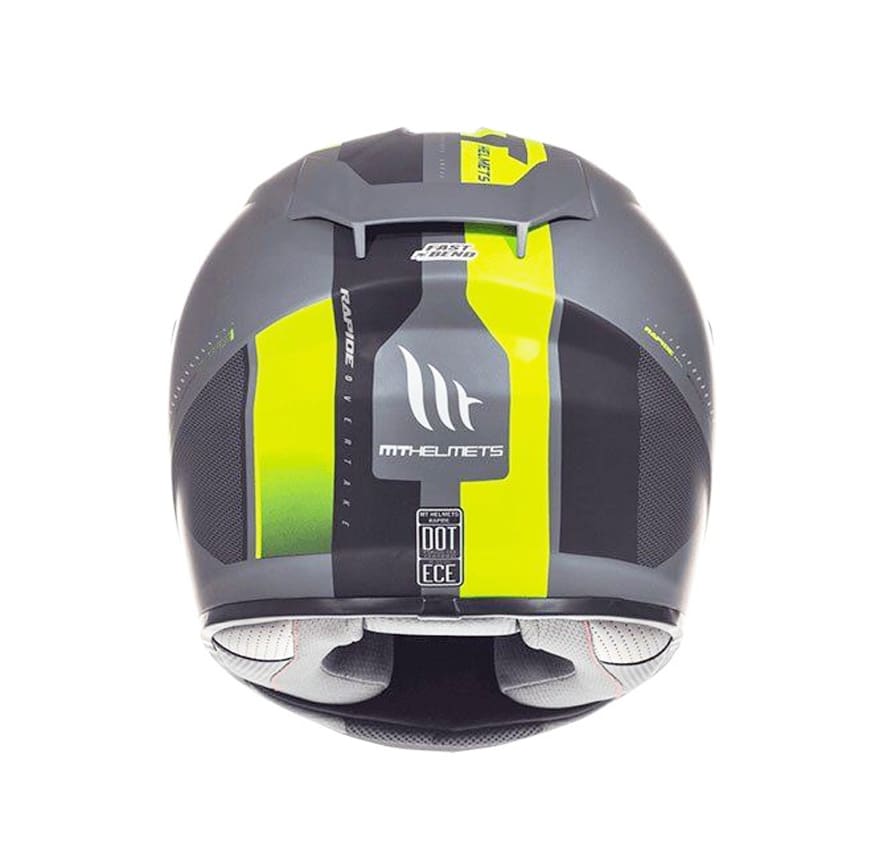 CASCO MT RAPIDE OVERTAKE B3 MATTE AMARILLO FLUOR4