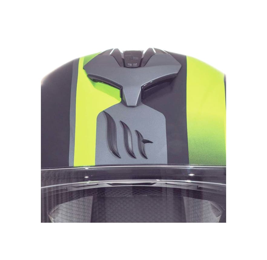 CASCO MT RAPIDE OVERTAKE B3 MATTE AMARILLO FLUOR6