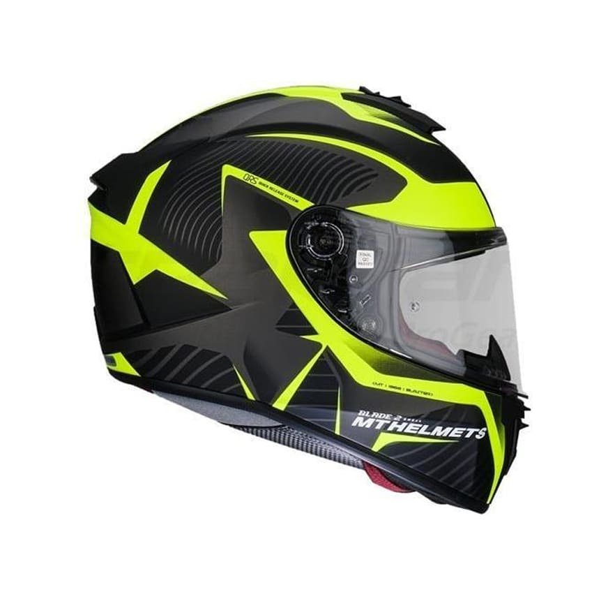 CASCO MT BLADE 2 SV BLASTER B4 NGO/AMLLO FLUOR MAT4