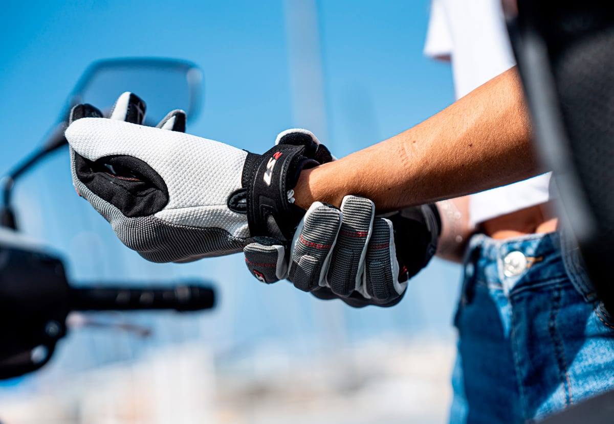 GUANTE LS2 DART II GRIS PERLA MUJER5