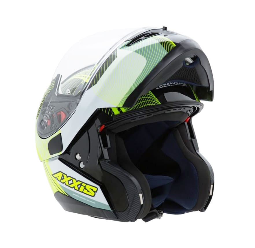 CASCO AXXIS OPTIMUS SPIRIT NEGRO/BCO/AMARILLO1