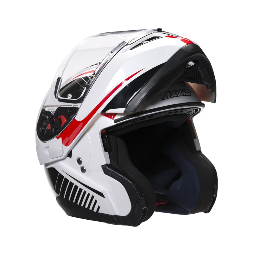 CASCO AXXIS OPTIMUS QUEST BCO/NEG/ROJO2
