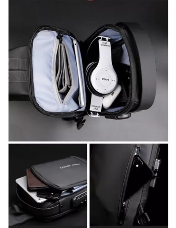 MOCHILA BANDOLERA BANANO IMPERMEABLE 081793