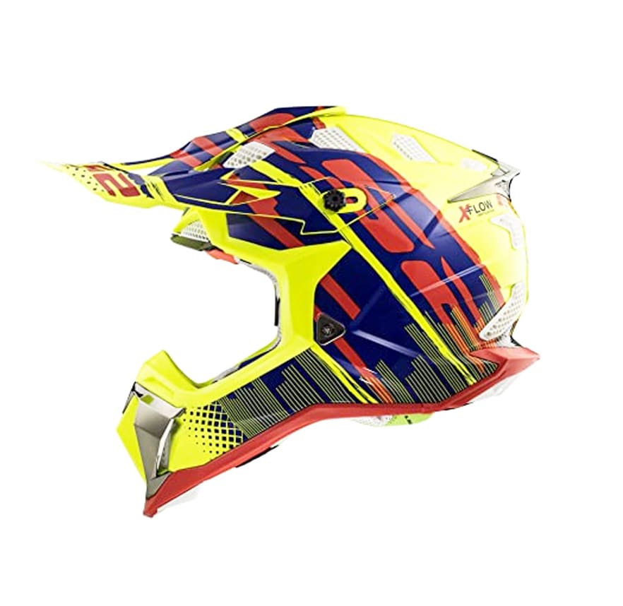 CASCO LS2 MX 470 SUBVERTER BOMBER AMLLO/AZU/ROJO5