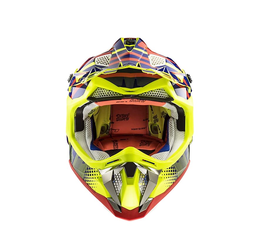 CASCO LS2 MX 470 SUBVERTER BOMBER AMLLO/AZU/ROJO2