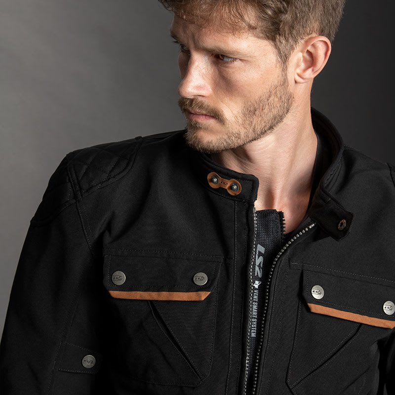 CHAQUETA LS2 BULLET URBANA NEGRA3