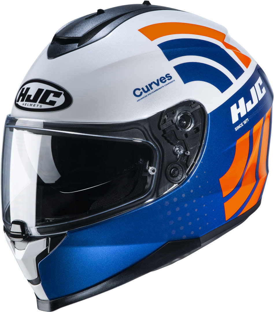 CASCO HJC C70 CURVES MC27 AZUL BLANCO ROJO1