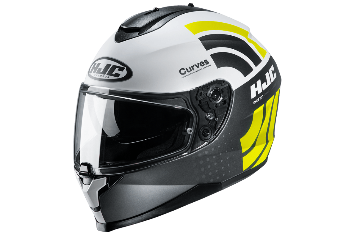 CASCO HJC C70 CURVES MC4HSF GRIS BLANCO AMARILLO1