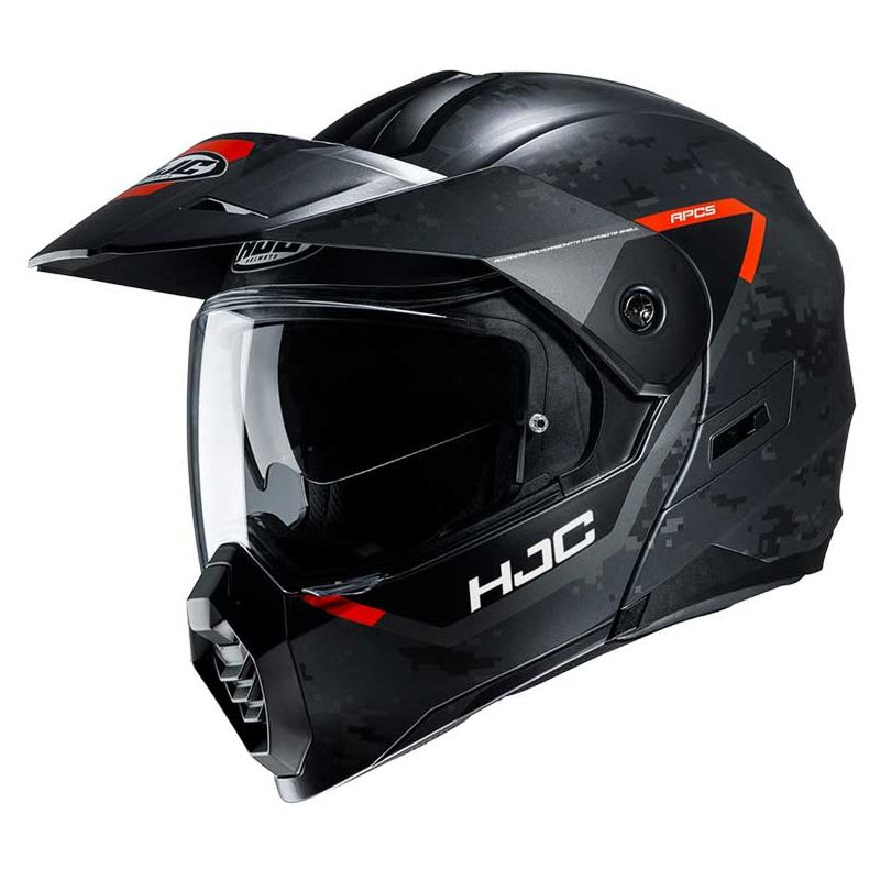 CASCO HJC C80 BULT MC7SF NEGRO/ROJO LAVA1