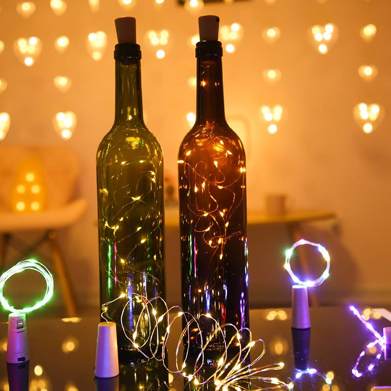 LUZ HADA PARA BOTELLA 1206983 MULTICOLOR A PILA(LR44)2