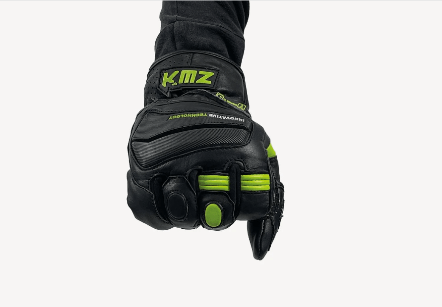 GUANTE CUERO KMZ COMBO NEGRO/AMARILLO4