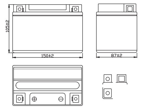 BATERIA OUTDO UTX9-BS MF2