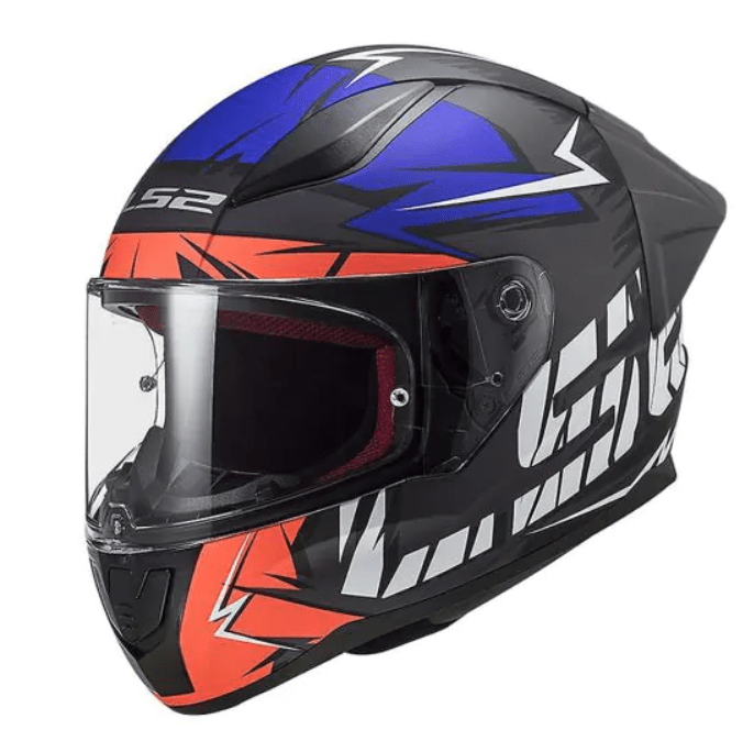 CASCO LS2 FF 353 EVO RAPID CHROMO NAR AZUL FLUO1