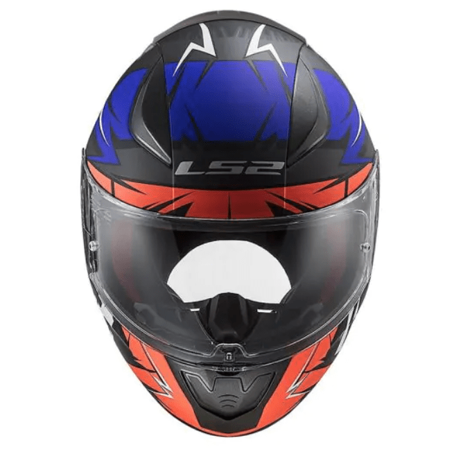 CASCO LS2 FF 353 EVO RAPID CHROMO NAR AZUL FLUO3