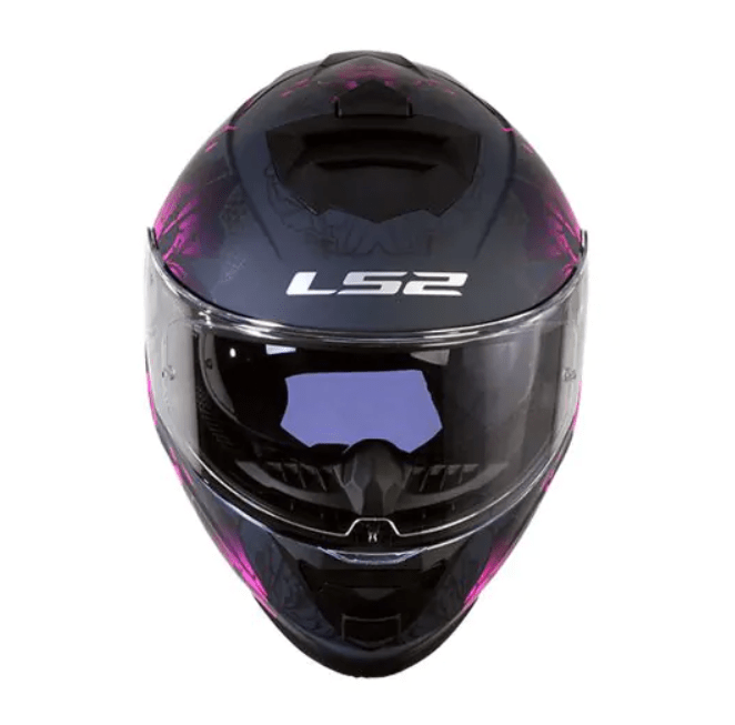 CASCO LS2 FF 800 STORM BURST NEGRO ROSA MAT2