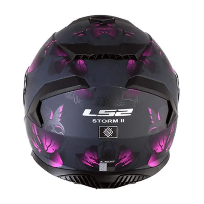 CASCO LS2 FF 800 STORM BURST NEGRO ROSA MAT5