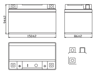 BATERIA OUTDO UTX7A-BS iGEL2