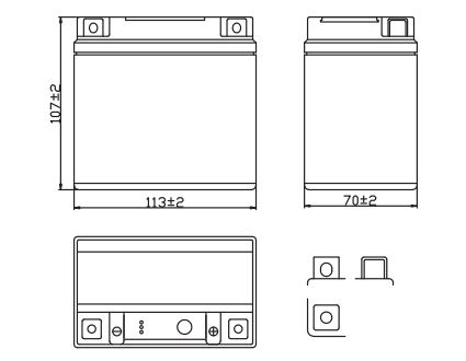 BATERIA OUTDO UTZ7S iGEL2
