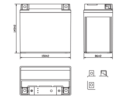 BATERIA OUTDO UTX14-BS IGEL2