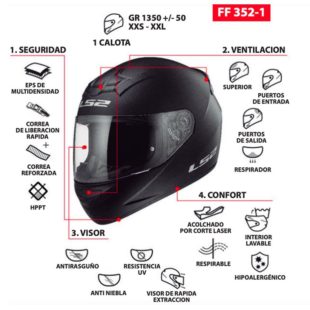 CASCO LS2 FF 352 BETHA NEGRO NARANJA5