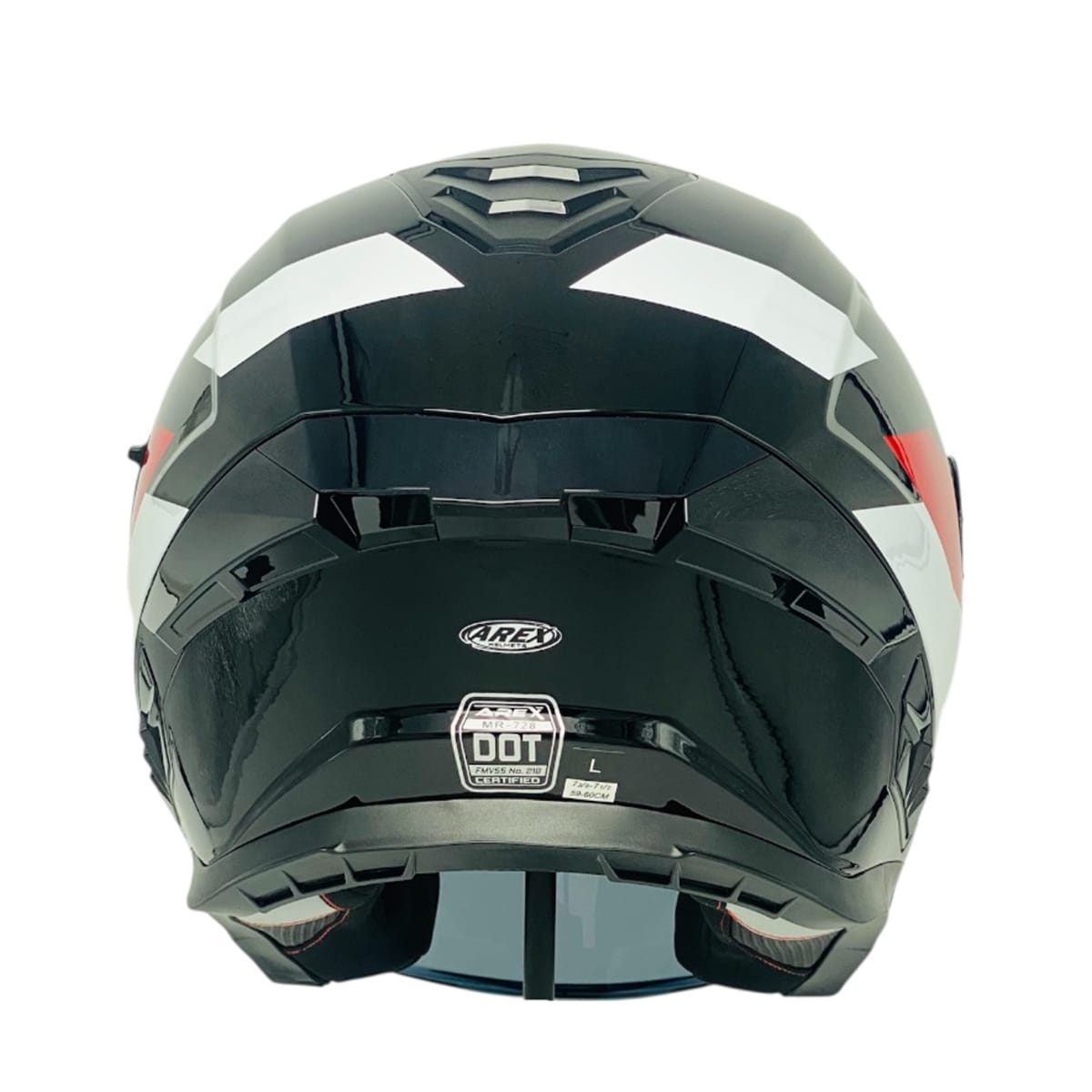 CASCO ABIERTO AREX MR-728 DOT DOBLE VISOR NG/BL8