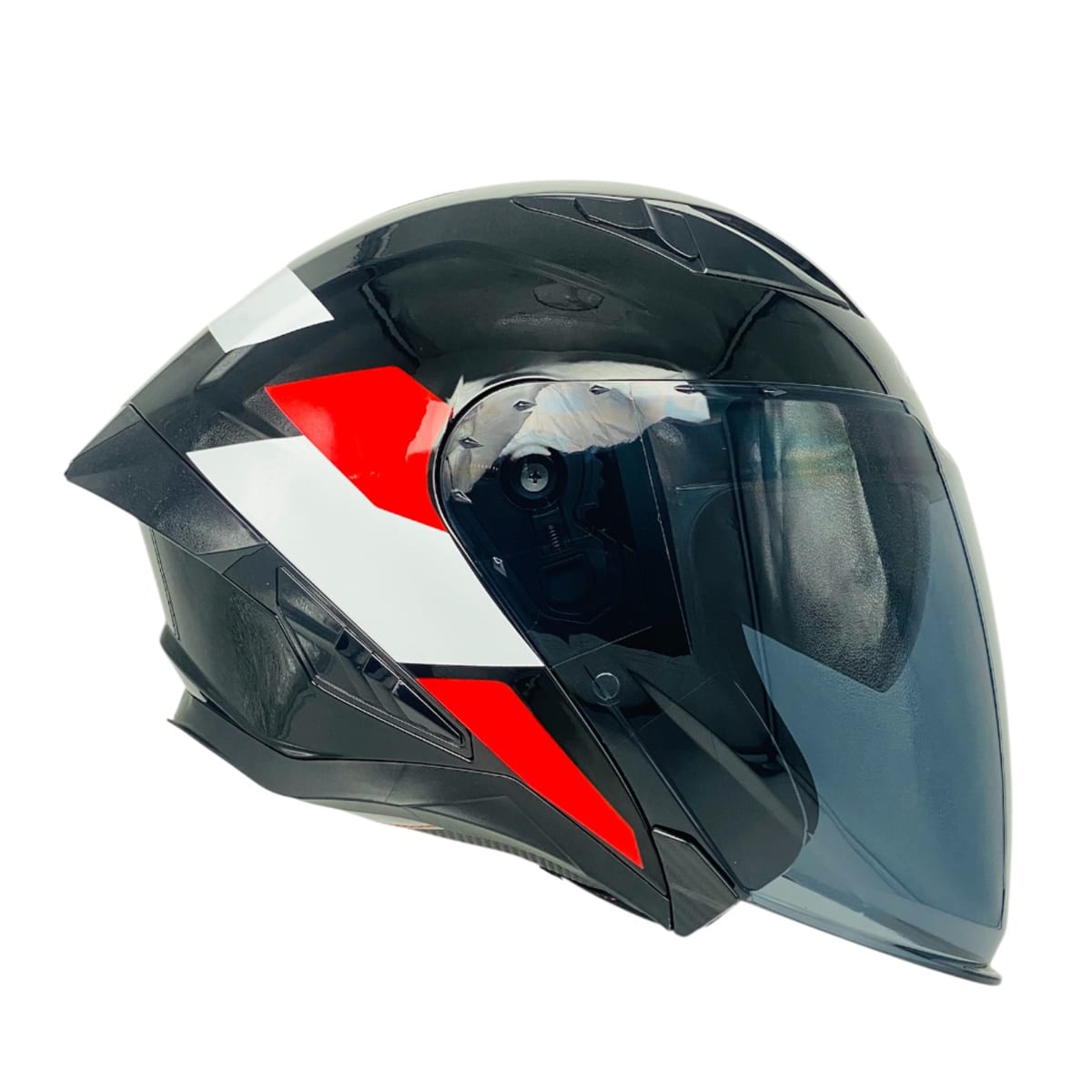CASCO ABIERTO AREX MR-728 DOT DOBLE VISOR NG/BL4