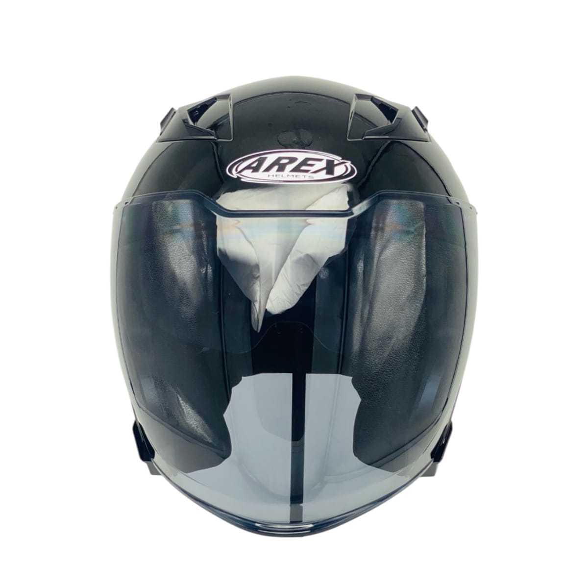 CASCO ABIERTO AREX MR-728 DOT DOBLE VISOR NG/BL6