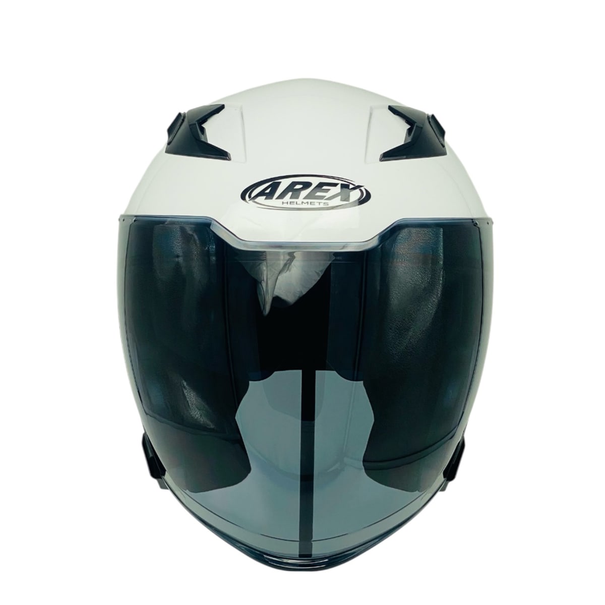 CASCO ABIERTO AREX MR-728 DOT DOBLE VISOR BL/RJ7
