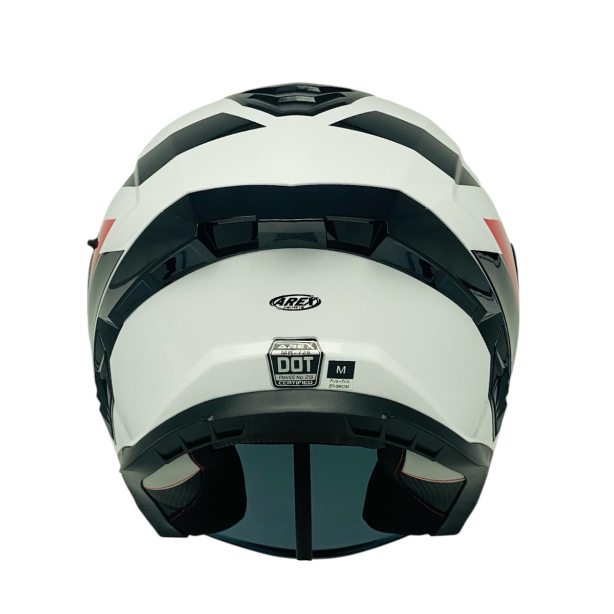 CASCO ABIERTO AREX MR-728 DOT DOBLE VISOR BL/RJ5