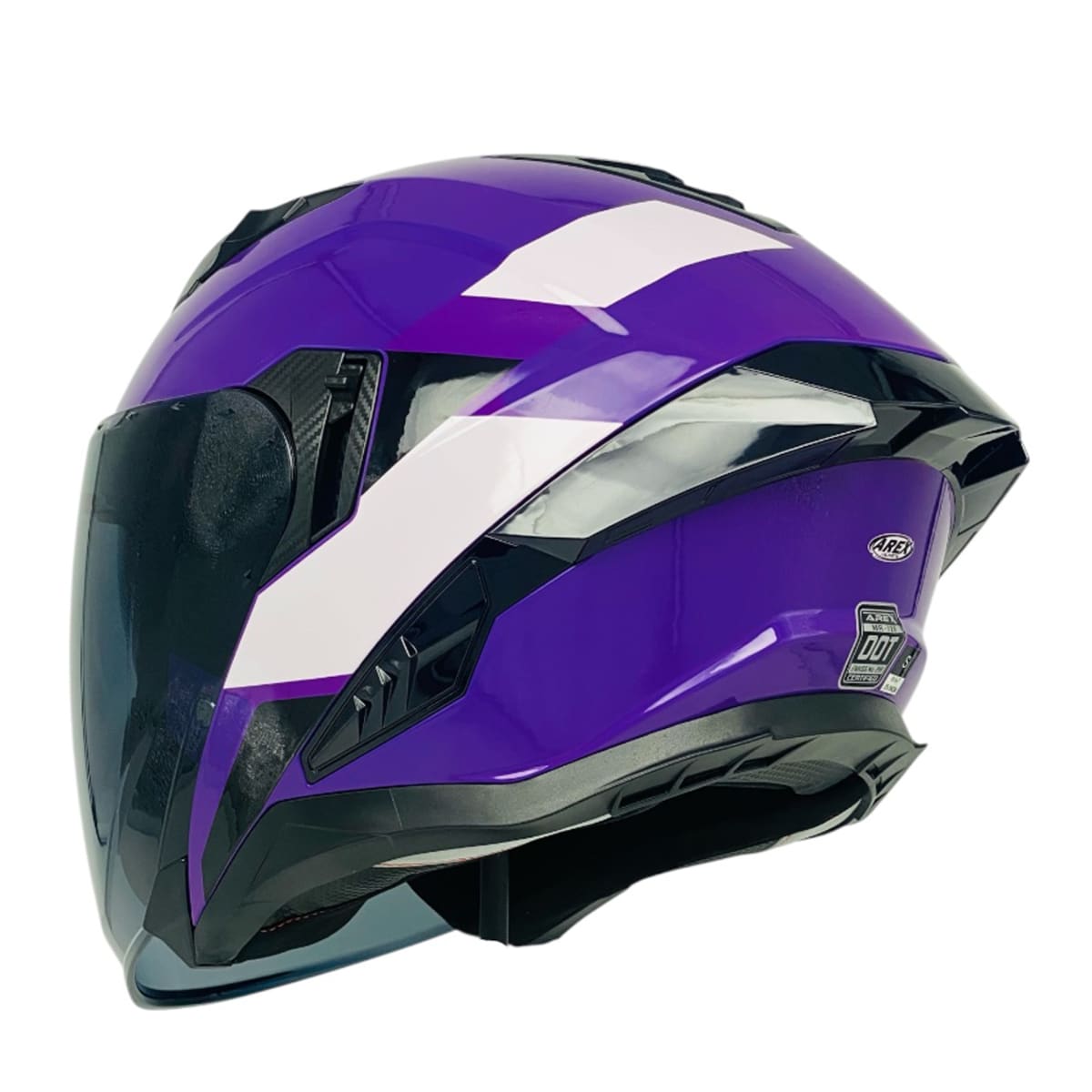 CASCO ABIERTO AREX MR-728 DOT DOBLE VISOR FCS/BL9