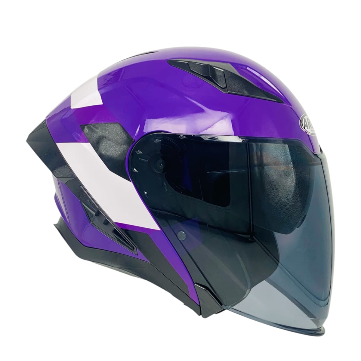 CASCO ABIERTO AREX MR-728 DOT DOBLE VISOR FCS/BL4