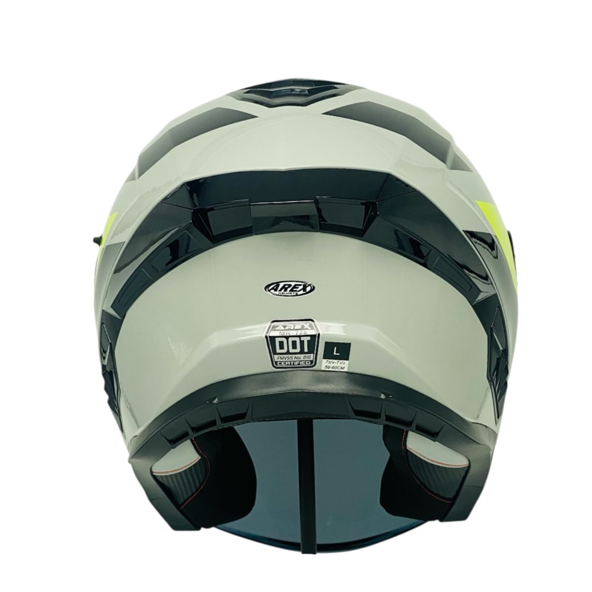 CASCO ABIERTO AREX MR-728 DOT DOBLE VISOR GR/AM9
