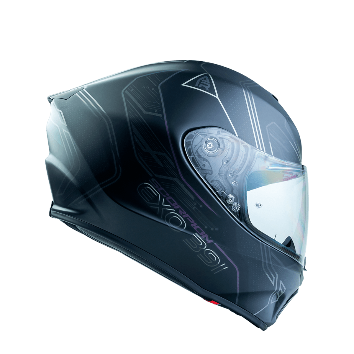 CASCO SCORPION EXO-391 SPADA NEGRO MATE CAMALEON3