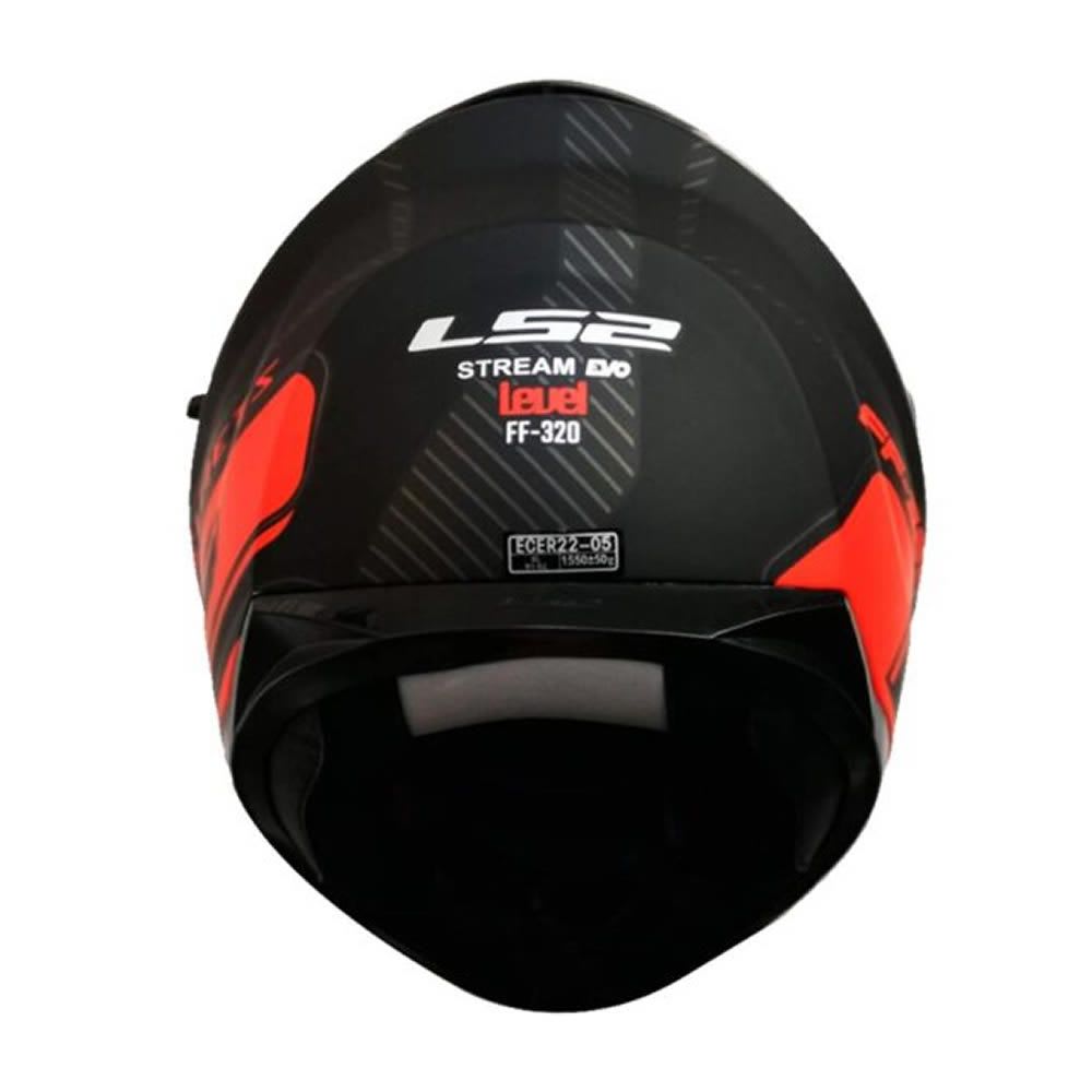 CASCO LS2 FF 320 STREAM EVO LEVEL ROJO MATTE2