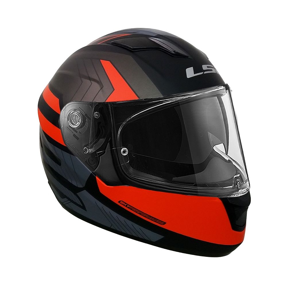 CASCO LS2 FF 320 STREAM EVO EXO NEGRO ROJO MATE1