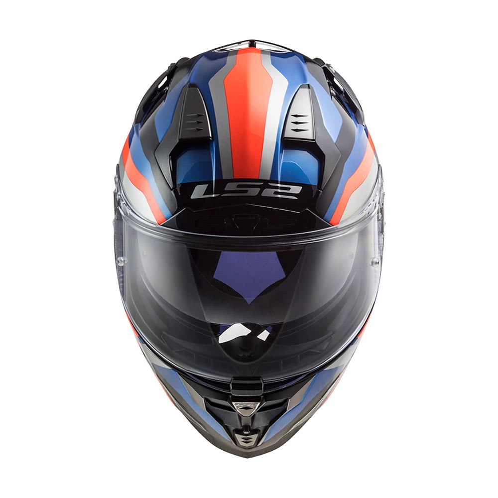 CASCO LS2 FF 327 CHALLENGER GALACTIC AZUL NARANJA5