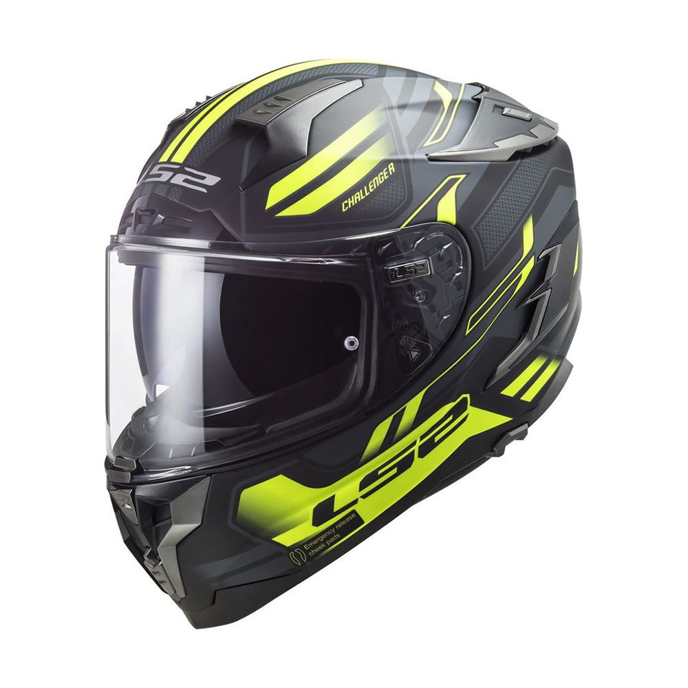CASCO LS2 FF 327 CHALLENGER SPIN AMARILLO COBALTO MATTE4