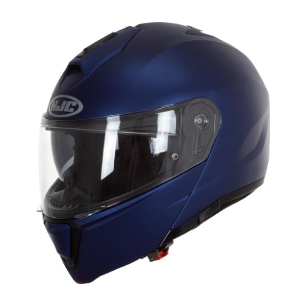 CASCO HJC I90 SOLID AZUL METALICO MATTE3