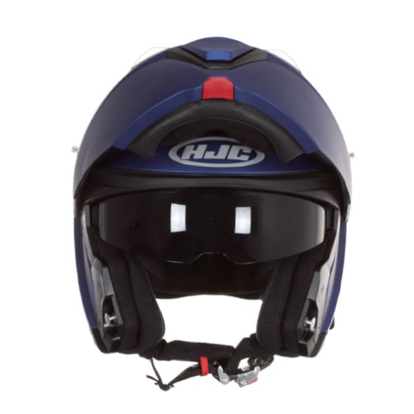 CASCO HJC I90 SOLID AZUL METALICO MATTE5