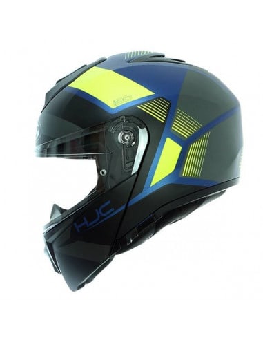 CASCO HJC I90 HOLLEN MC4HSF NEGRO/AZUL/AMARILLO1