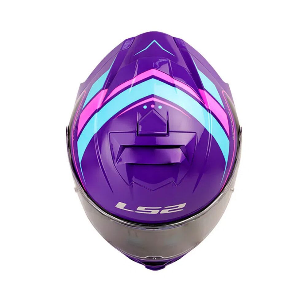 CASCO LS2 FF800 STORM II FIST MORADO AZUL MATE3
