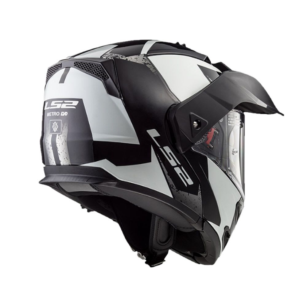 CASCO LS2 FF 324 METRO EVO SUB NEGRO BCO LIGHT3