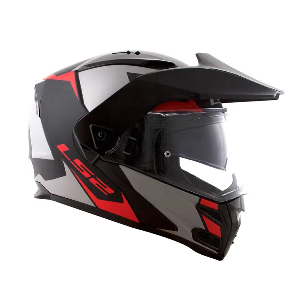 CASCO LS2 FF 324 METRO EVO SUB NEGRO GRIS ROJO2