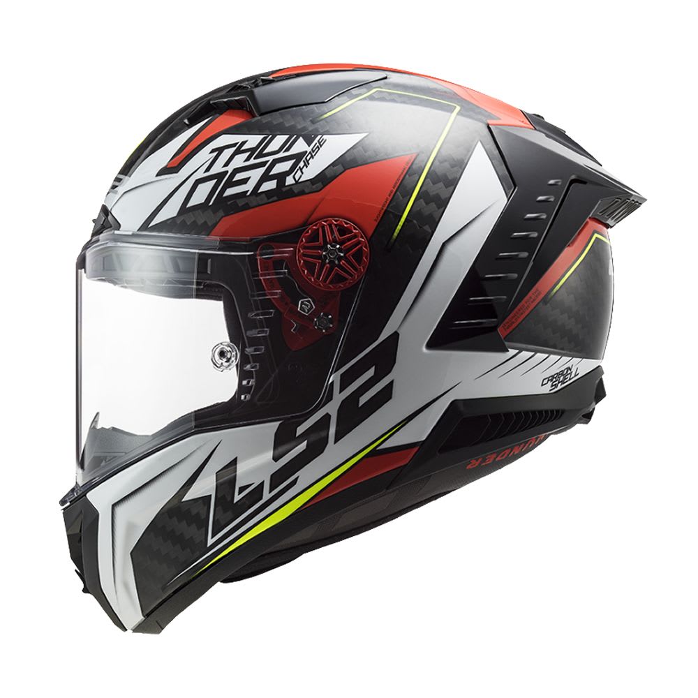 CASCO CARBONO LS2 FF805 THUNDER CHASE BLANCO ROJO3