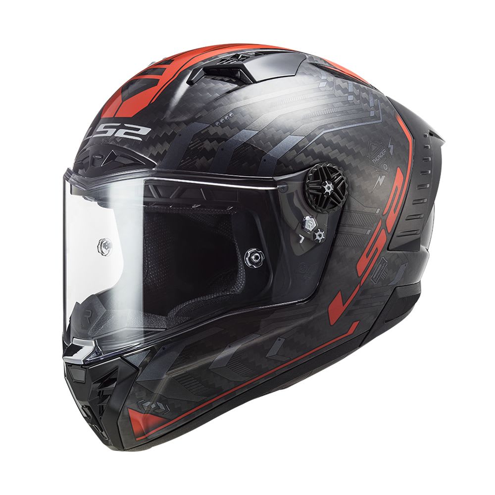 CASCO LS2 FF 805 THUNDER SPUTNIK METAL ROJO1