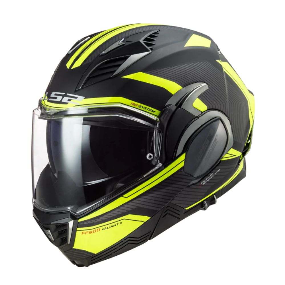 CASCO LS2 FF 900 VALIANT II REVO NEGRO HI-VI AMARILLO1