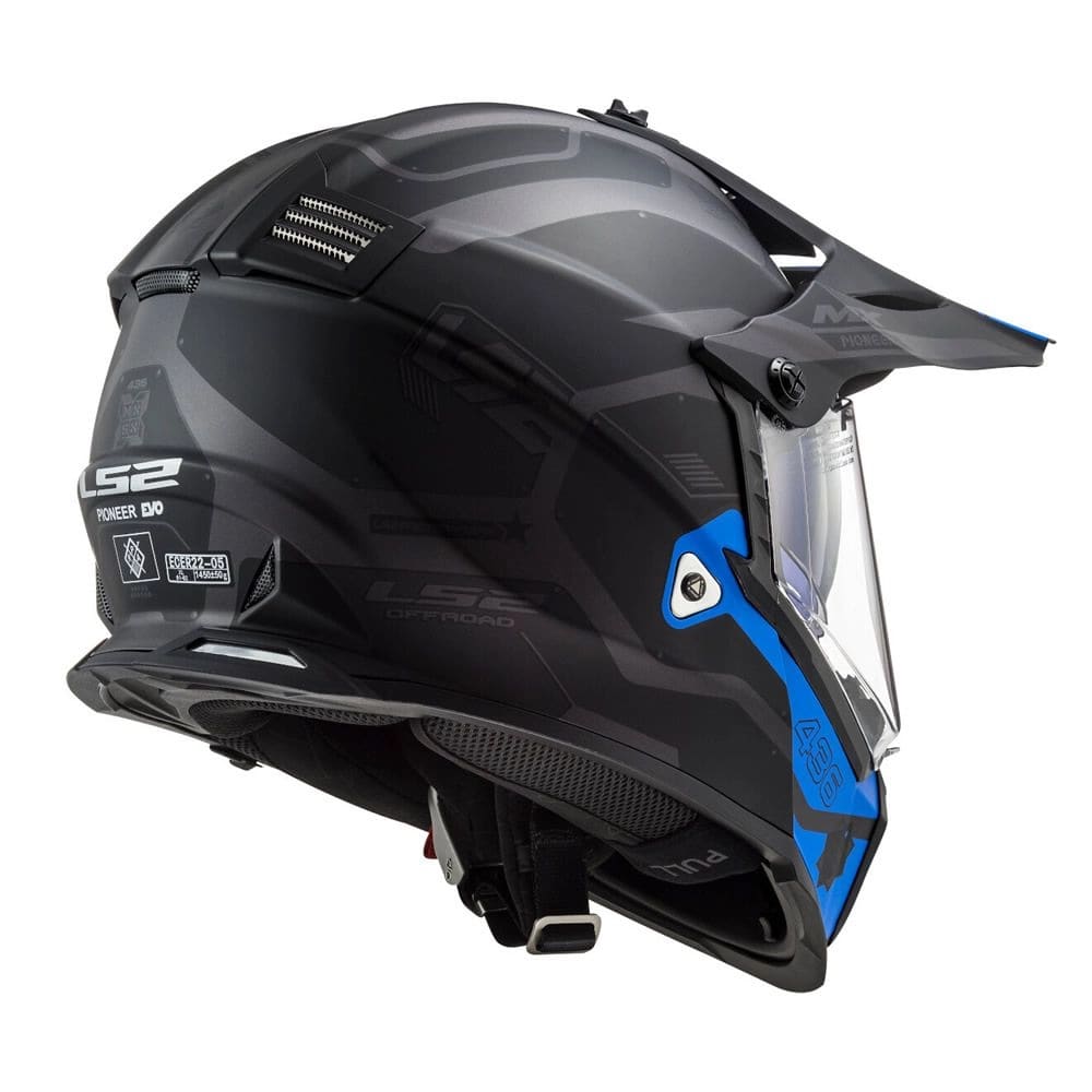 CASCO LS2 MX 436 EVO COBRA NEGRO AZUL MATE3
